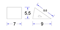 RWX07RH CAD Drawing